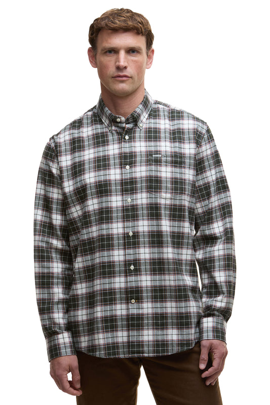 BARBOUR TELFIELD SHIRT OLIVE