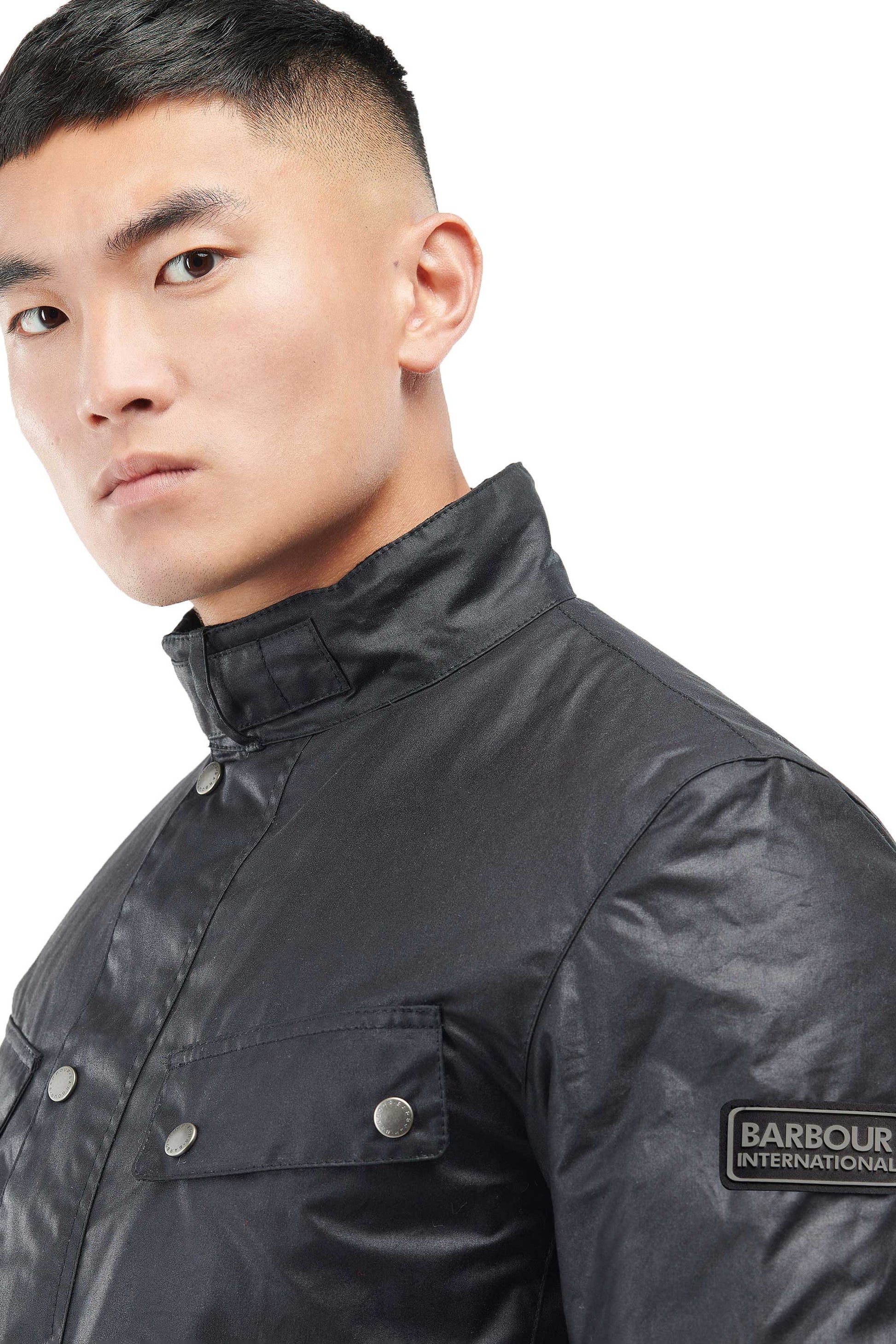 Barbour International Tourer Wax Duke Jacket Navy Barbour International