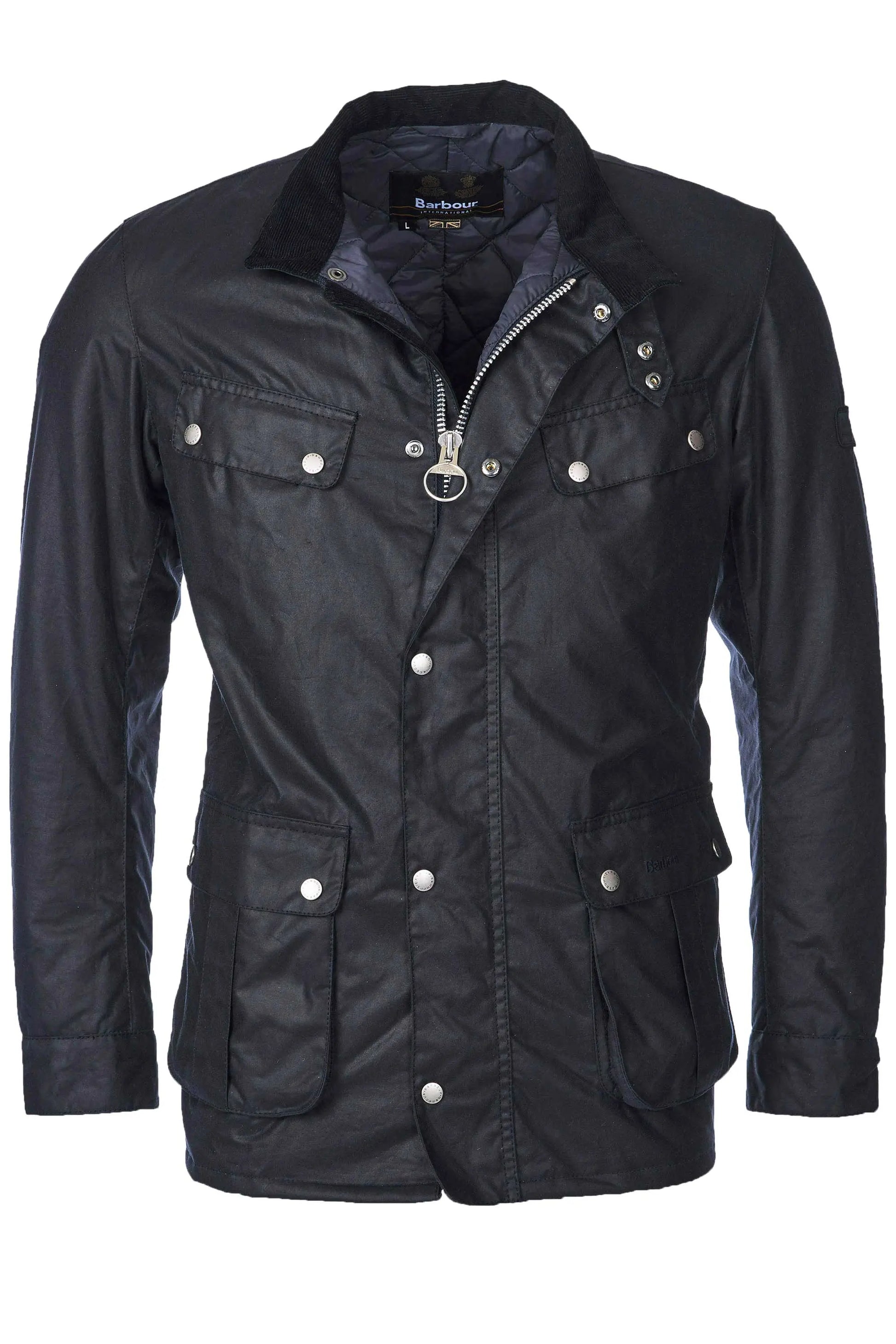 Barbour International Tourer Wax Duke Jacket Navy Barbour International