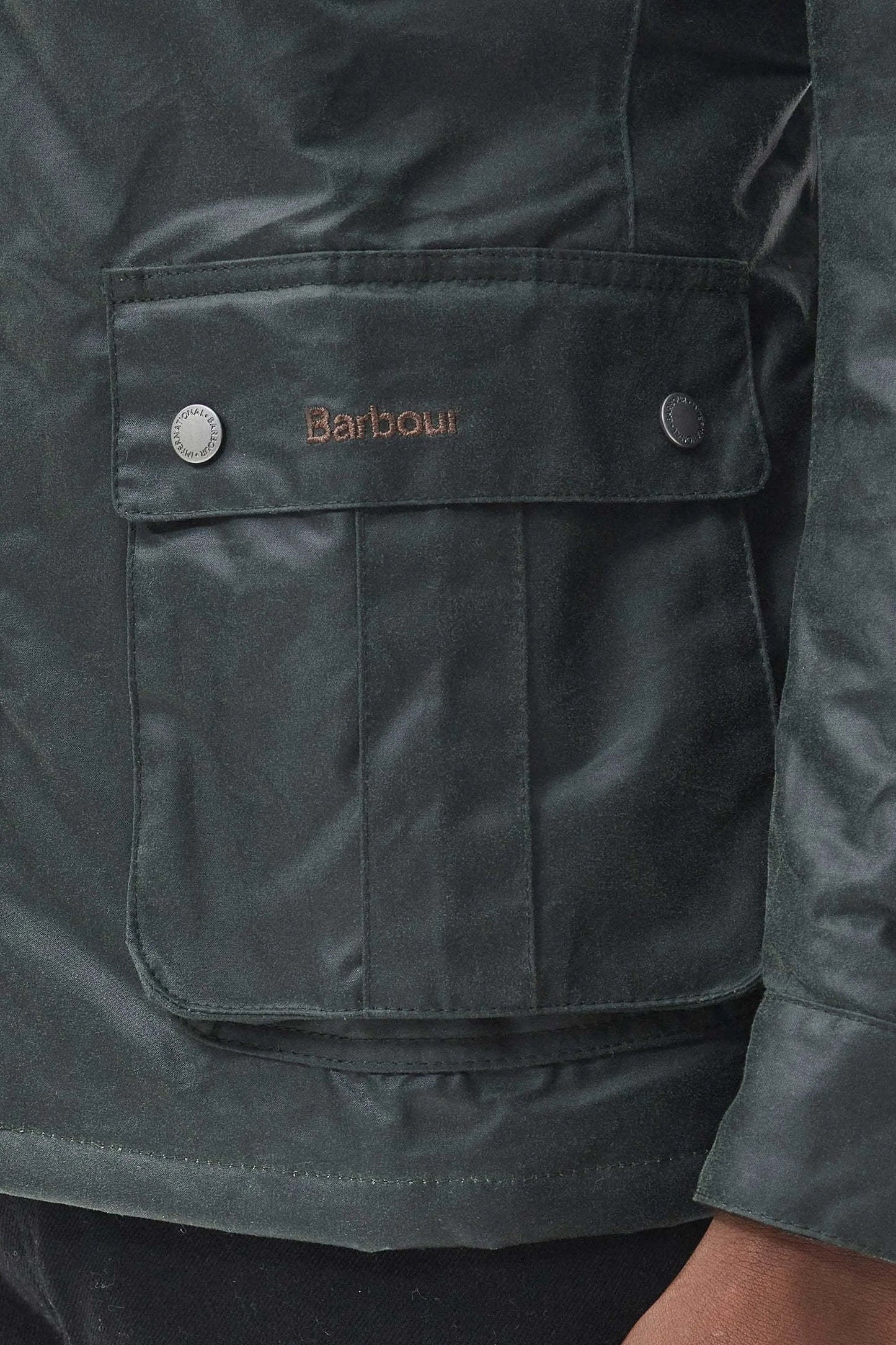 Barbour International Tourer Wax Duke Jacket Sage Barbour International