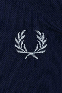 FRED PERRY TWIN TIPPED POLO FRENCH NAVY/GOLD/BLUE Fred Perry