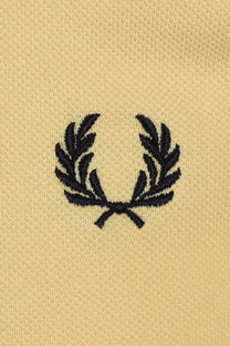 FRED PERRY TWIN TIPPED POLO GOLD/BLUE/NAVY Fred Perry