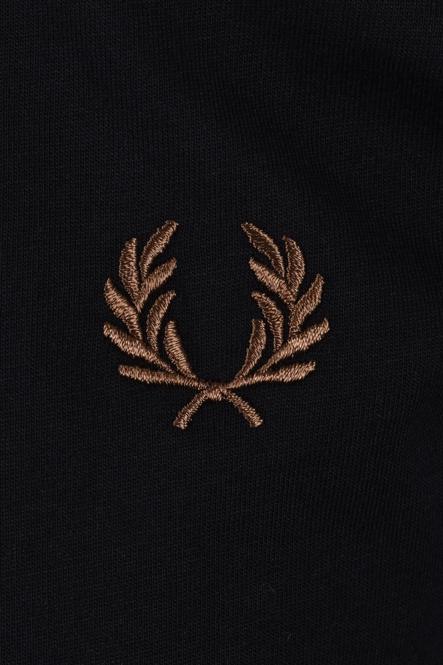 FRED PERRY TWIN TIPPED T-SHIRT BLACK/SHADED STONE