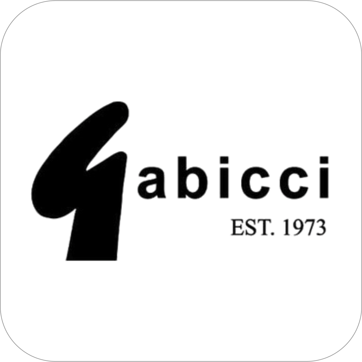 Gabicci Vintage logo black and white