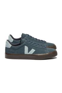 VEJA CAMPO SUEDE TRAINER NAUTICO/STEEL/EAGLE Veja Michael Stewart Menswear  Trainers