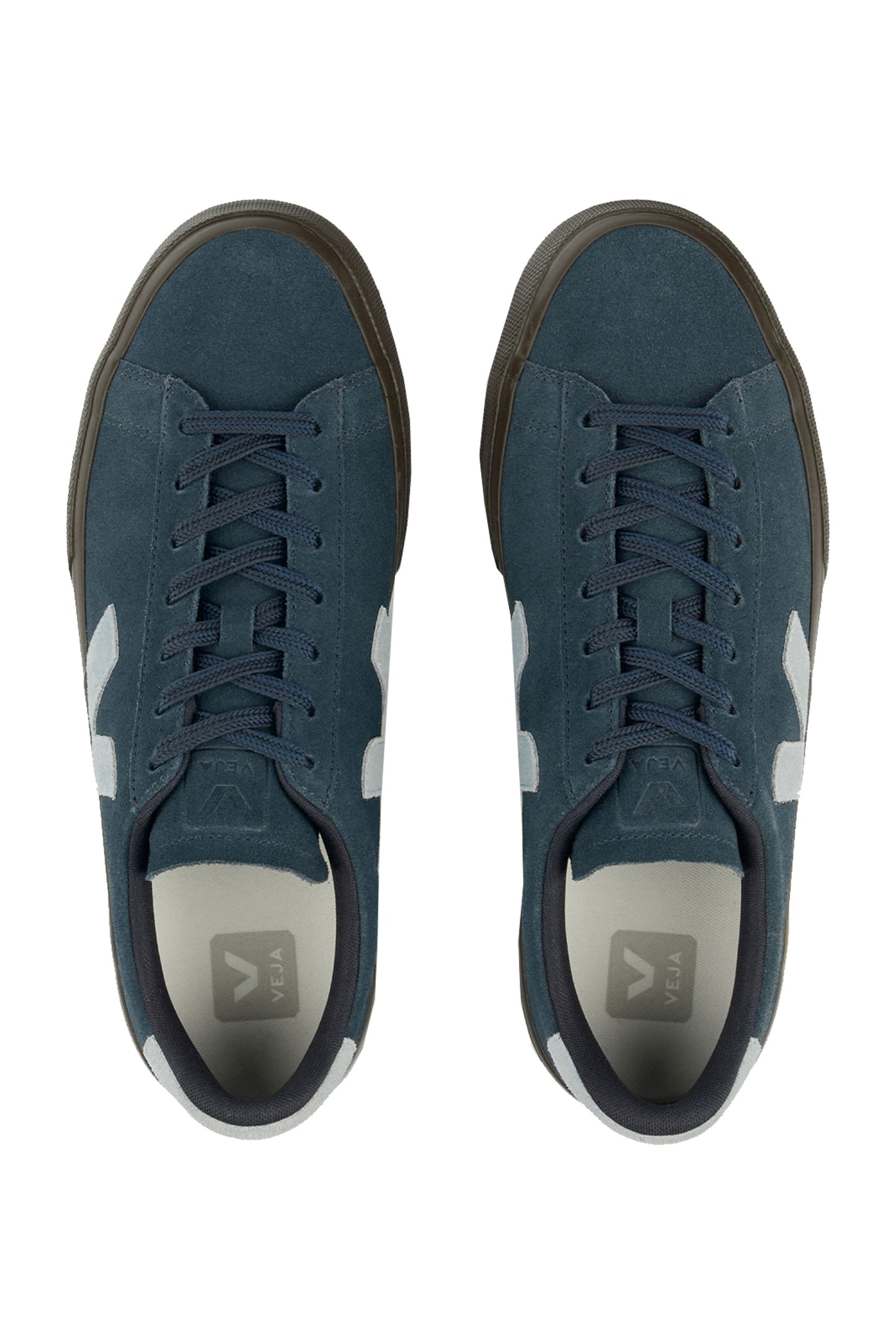 VEJA CAMPO SUEDE TRAINER NAUTICO/STEEL/EAGLE Veja Michael Stewart Menswear  Trainers