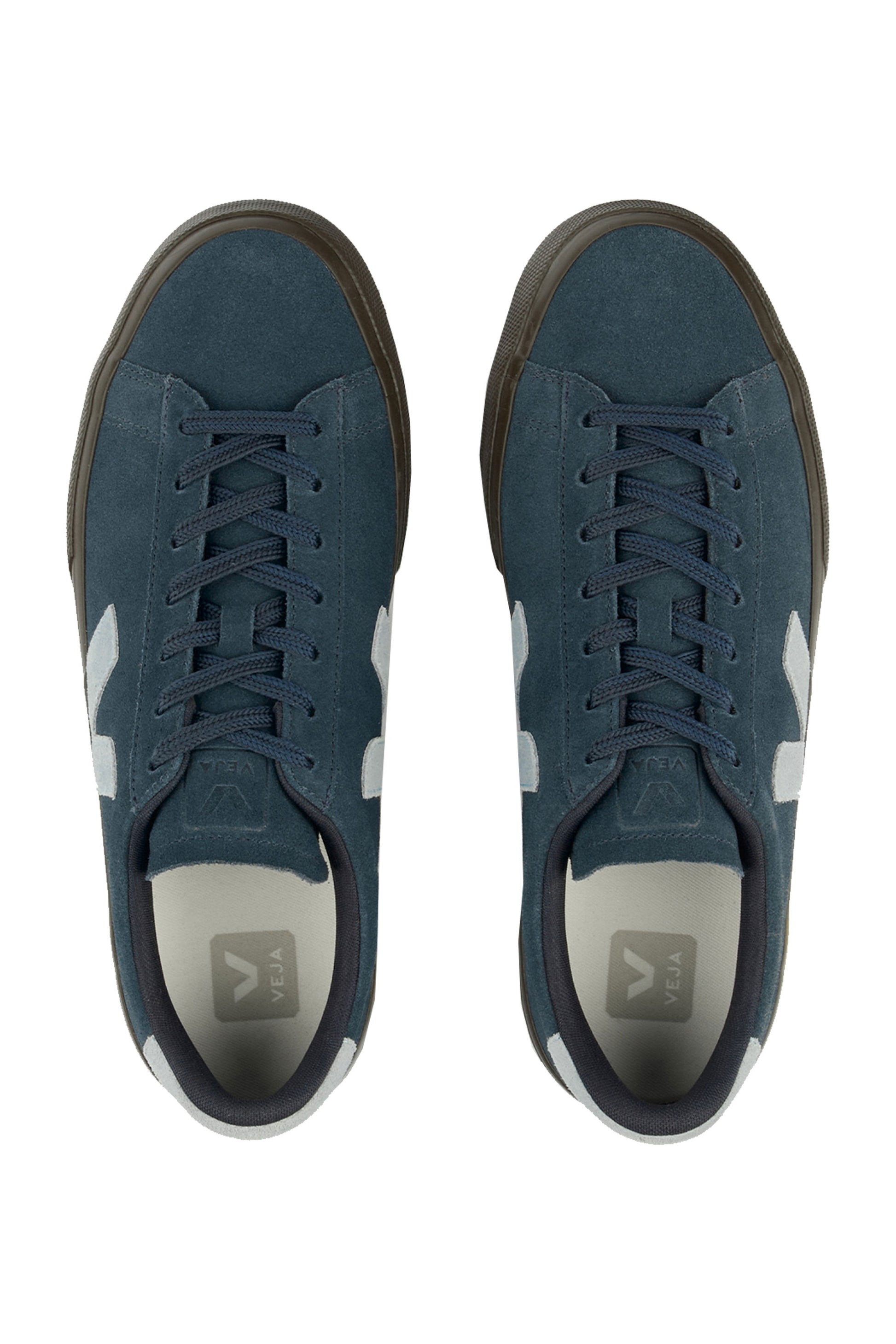 VEJA CAMPO SUEDE TRAINER NAUTICO/STEEL/EAGLE Veja Michael Stewart Menswear  Trainers