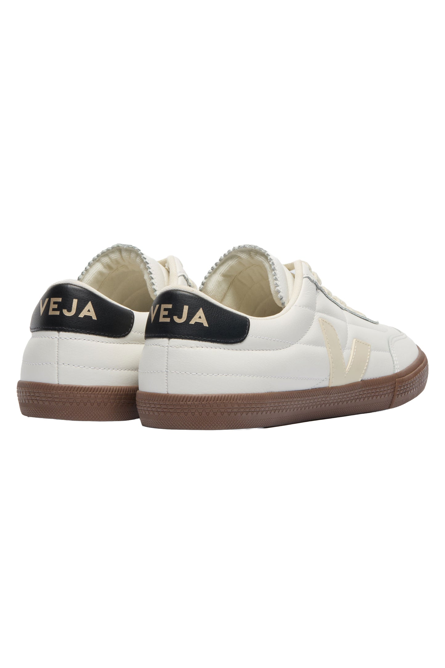 VEJA PANENKA O.T. LEATHER TRAINER WHITE/BLACK/BARK Veja Michael Stewart Menswear  Trainers