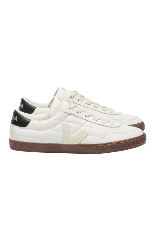 VEJA PANENKA O.T. LEATHER TRAINER WHITE/BLACK/BARK Veja Michael Stewart Menswear  Trainers