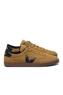 VEJA PANENKA SUEDE TRAINER TENT/BLACK/BARK Veja