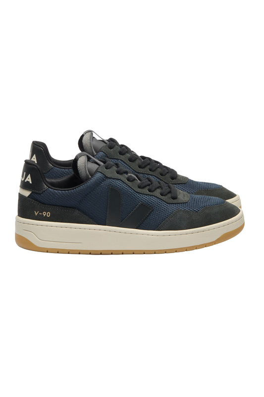VEJA V-90 B-MESH TRAINER NAUTICO/BLACK Veja Michael Stewart Menswear  Trainers