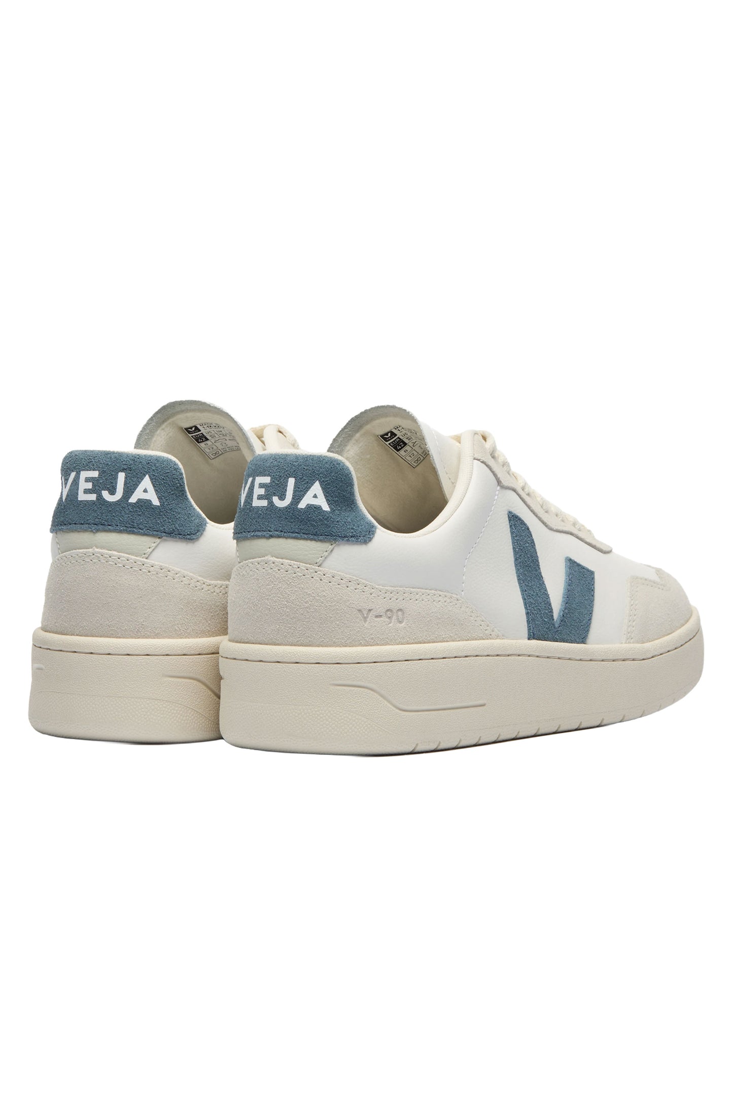 VEJA V-90 O.T. LEATHER TRAINER WHITE/CALIFORNIA
