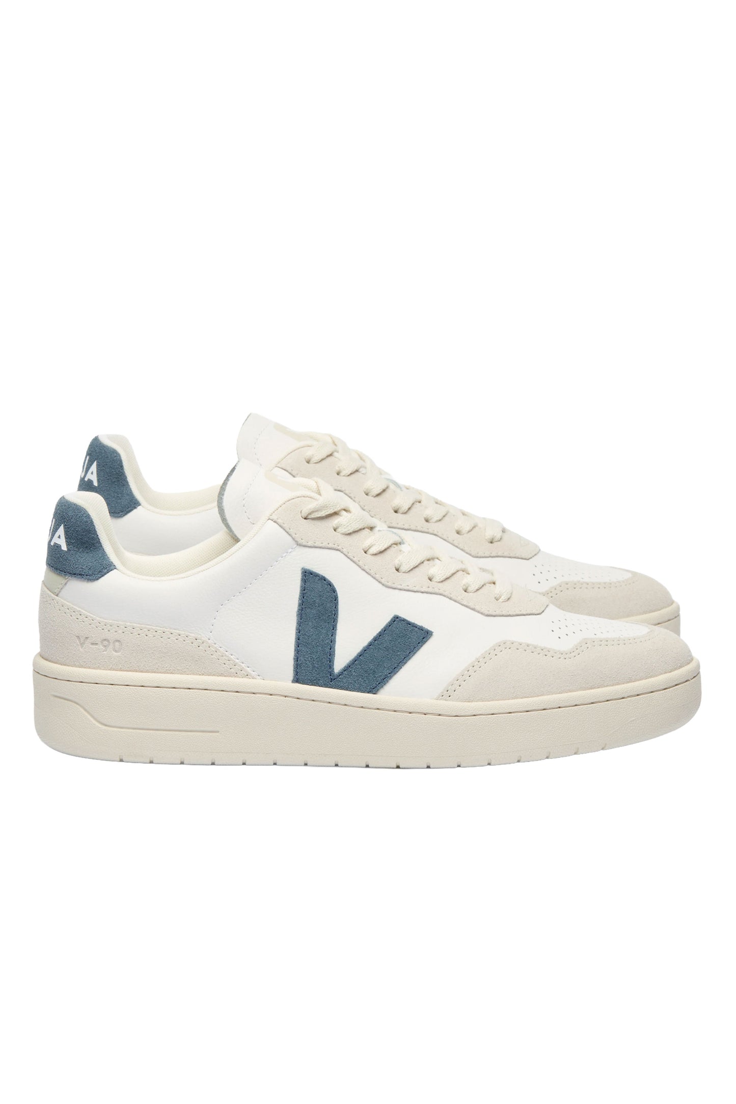 VEJA V-90 O.T. LEATHER TRAINER WHITE/CALIFORNIA