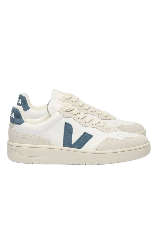 VEJA V-90 O.T. LEATHER TRAINER WHITE/CALIFORNIA