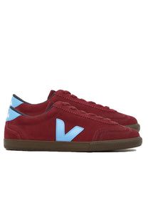 VEJA VOLLEY SUEDE TRAINER GRENAT/AQUA/EAGLE Veja