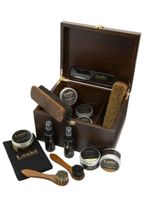 Loake Luxury Valet Box Brown Loake