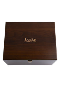 Loake Luxury Valet Box Brown Loake