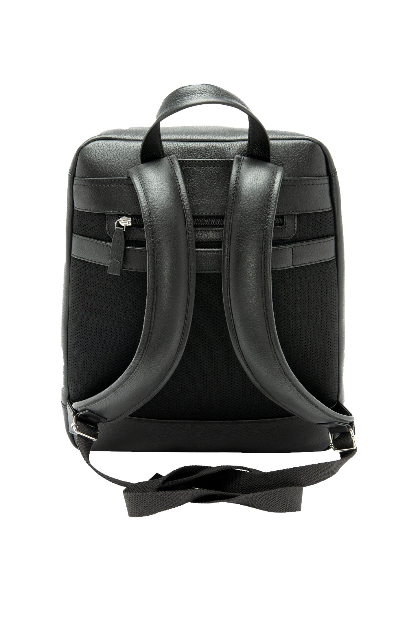 LOAKE WATERLOO LEATHER RUCKSACK BLACK