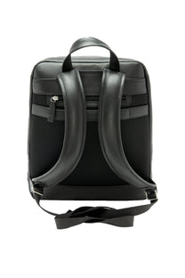 LOAKE WATERLOO LEATHER RUCKSACK BLACK Loake