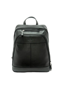 LOAKE WATERLOO LEATHER RUCKSACK BLACK Loake