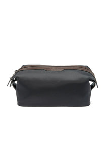 LOAKE WELLAND WASH BAG BLACK Loake