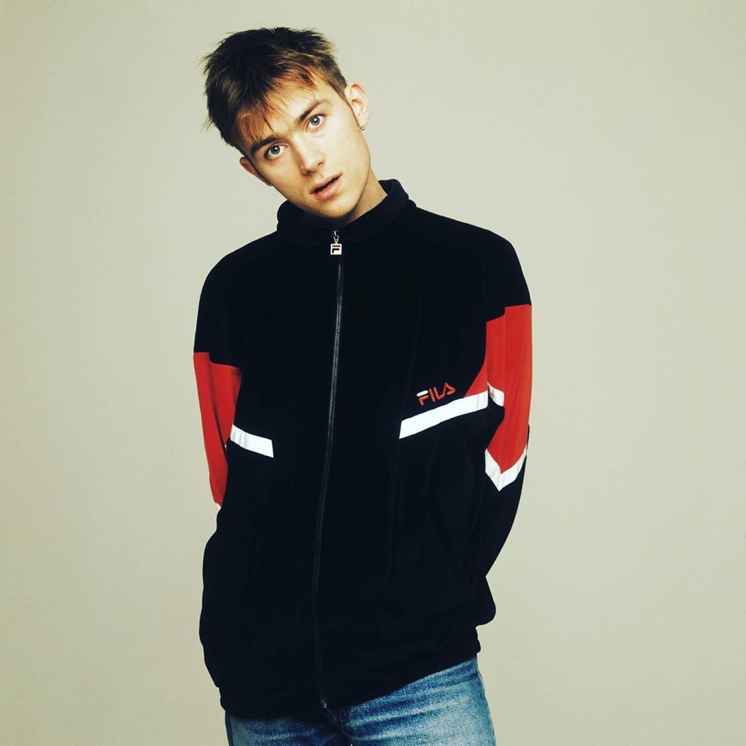Fila Vintage Albarn Track Jacket Navy/White/Red