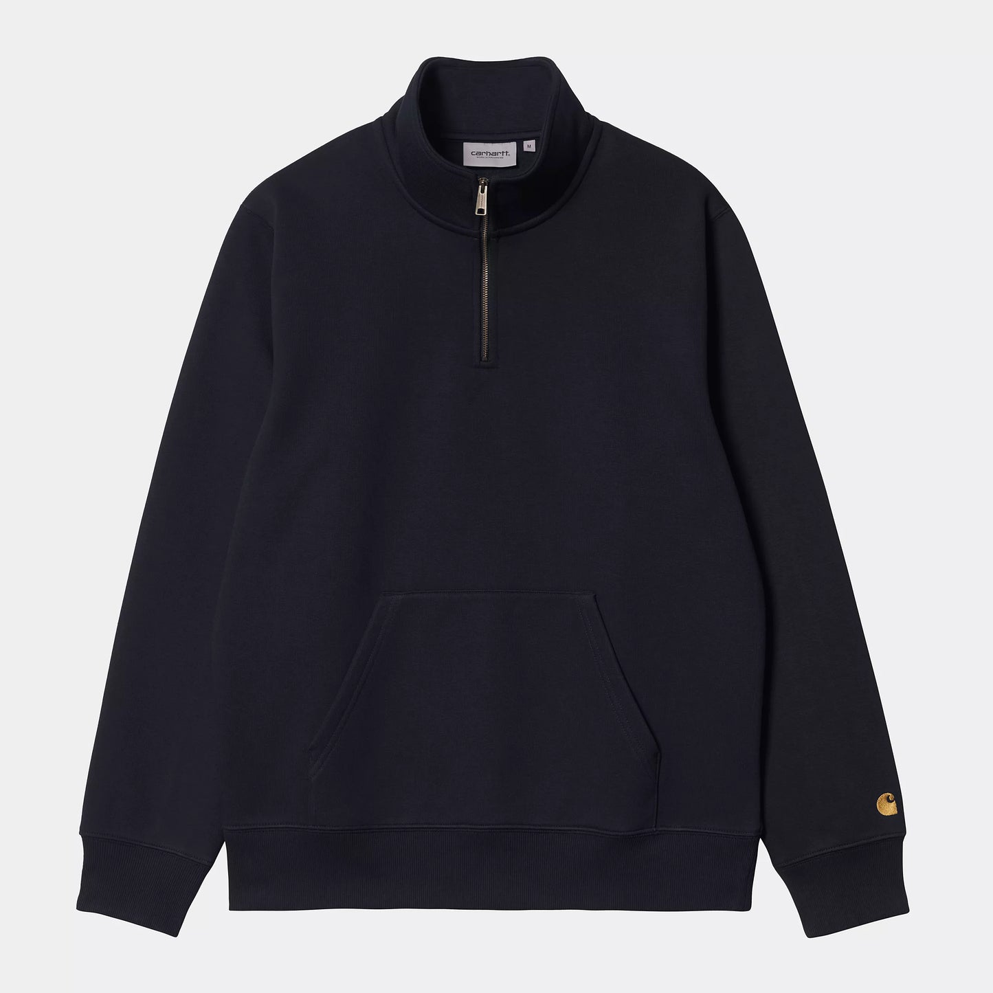 CARHARTT CHASE NECK 1/4 ZIP DARK NAVY/GOLD