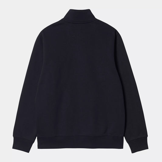 CARHARTT CHASE NECK 1/4 ZIP DARK NAVY/GOLD
