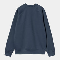 CARHARTT CHASE SWEATSHIRT DUSKY BLUE/GOLD Carhartt