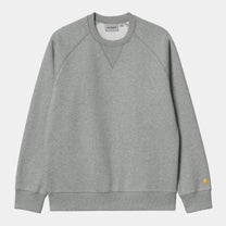 CARHARTT CHASE SWEATSHIRT GREY HEATHER/GOLD Carhartt