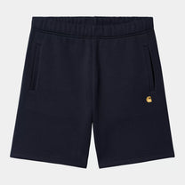 CARHARTT CHASE SWEAT SHORT DARK NAVY/GOLD Carhartt