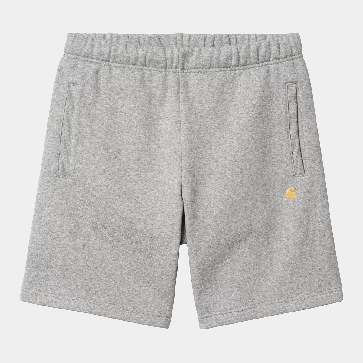CARHARTT CHASE SWEAT SHORT GREY HEATHER/GOLD Carhartt