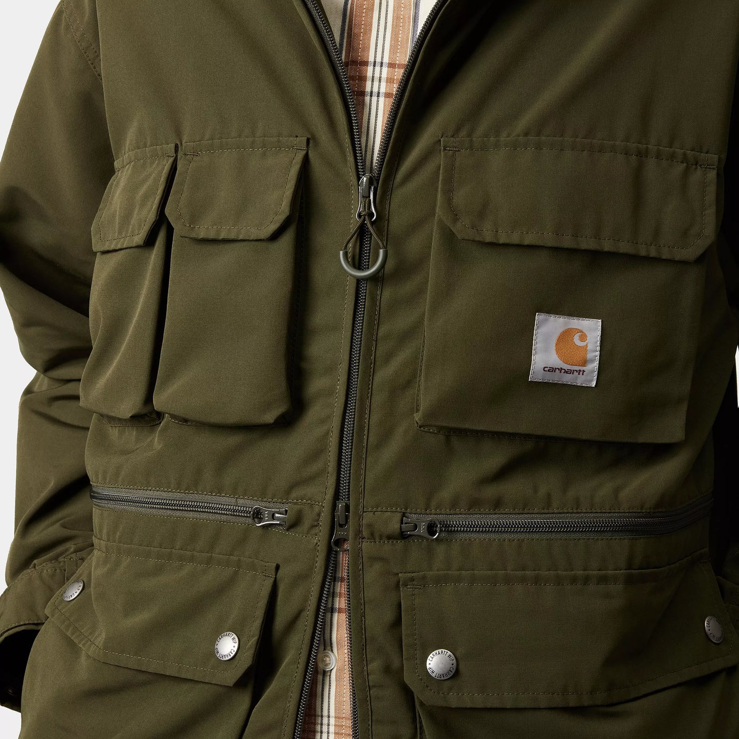 CARHARTT IRWIN JACKET TURTLE GREEN