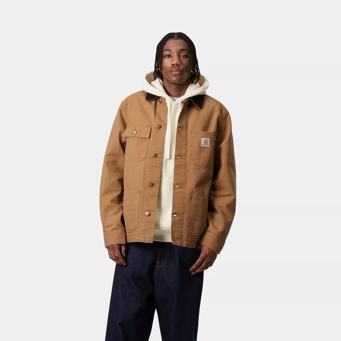CARHARTT MICHIGAN COAT HAMILTON BROWN/TOBACCO RINSED