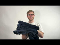 Replay Grover jeans review thumbnail picture shows a man wearing a pair of light blue jeans