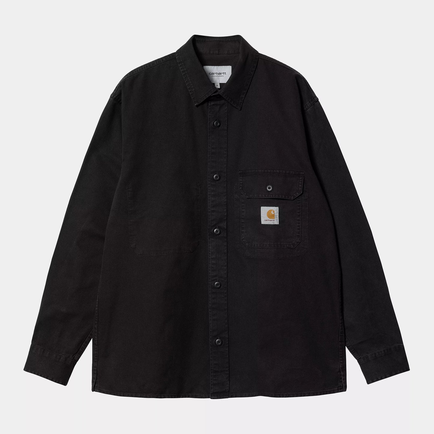 CARHARTT RENO COTTON DRILL OVERSHIRT BLACK