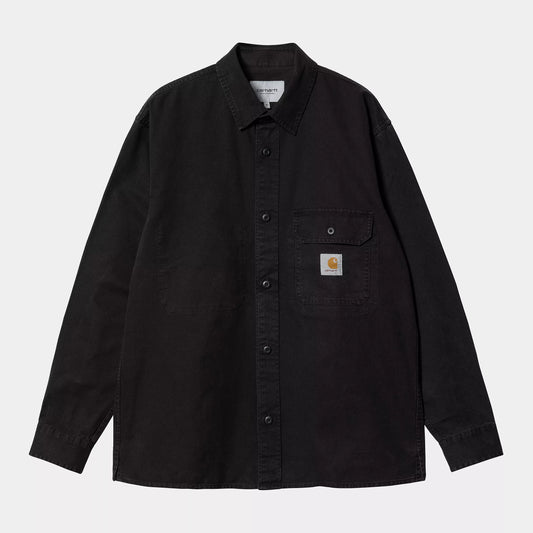 CARHARTT RENO COTTON DRILL OVERSHIRT BLACK