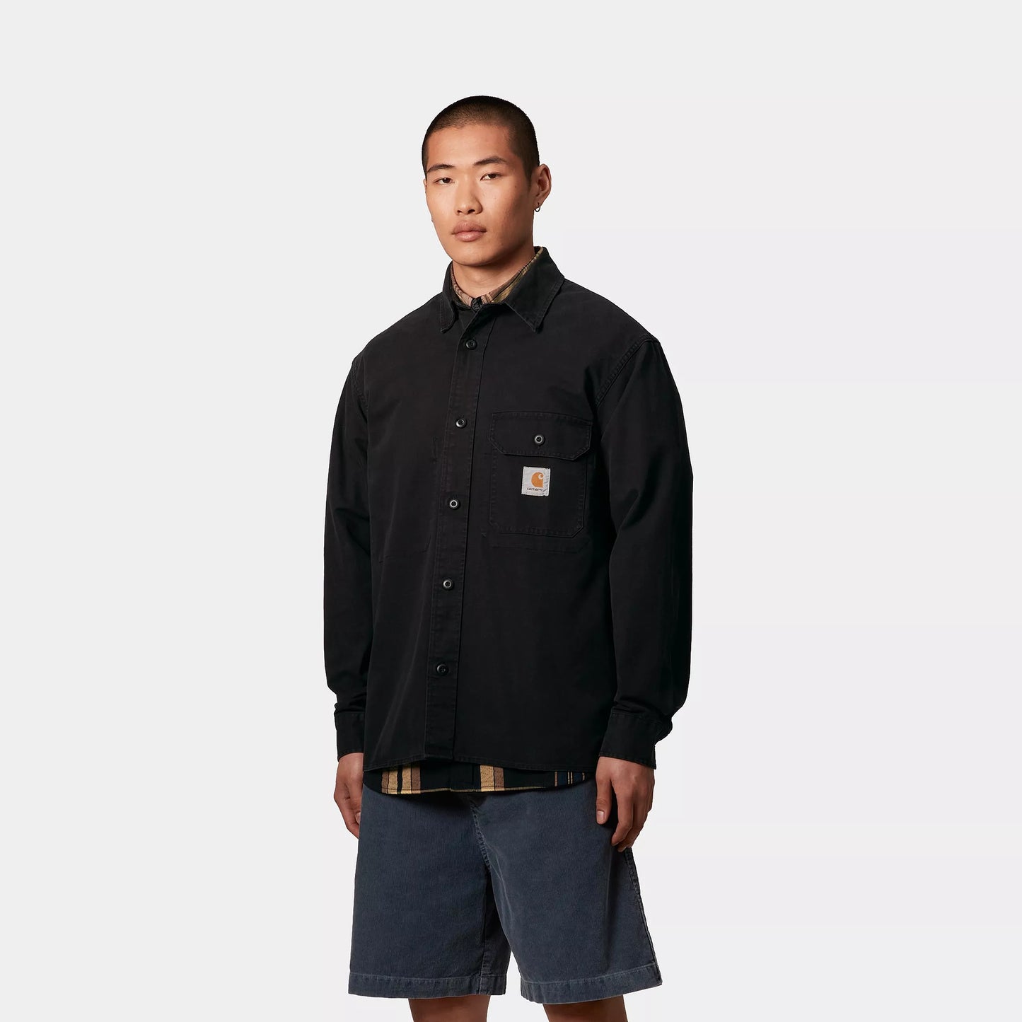 CARHARTT RENO COTTON DRILL OVERSHIRT BLACK