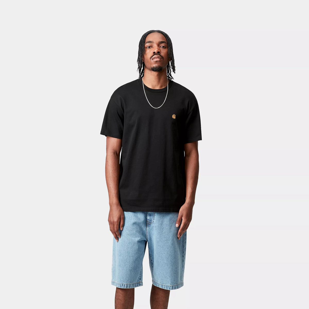 CARHARTT S/S CHASE T-SHIRT BLACK/GOLD Carhartt
