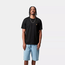 CARHARTT S/S CHASE T-SHIRT BLACK/GOLD Carhartt
