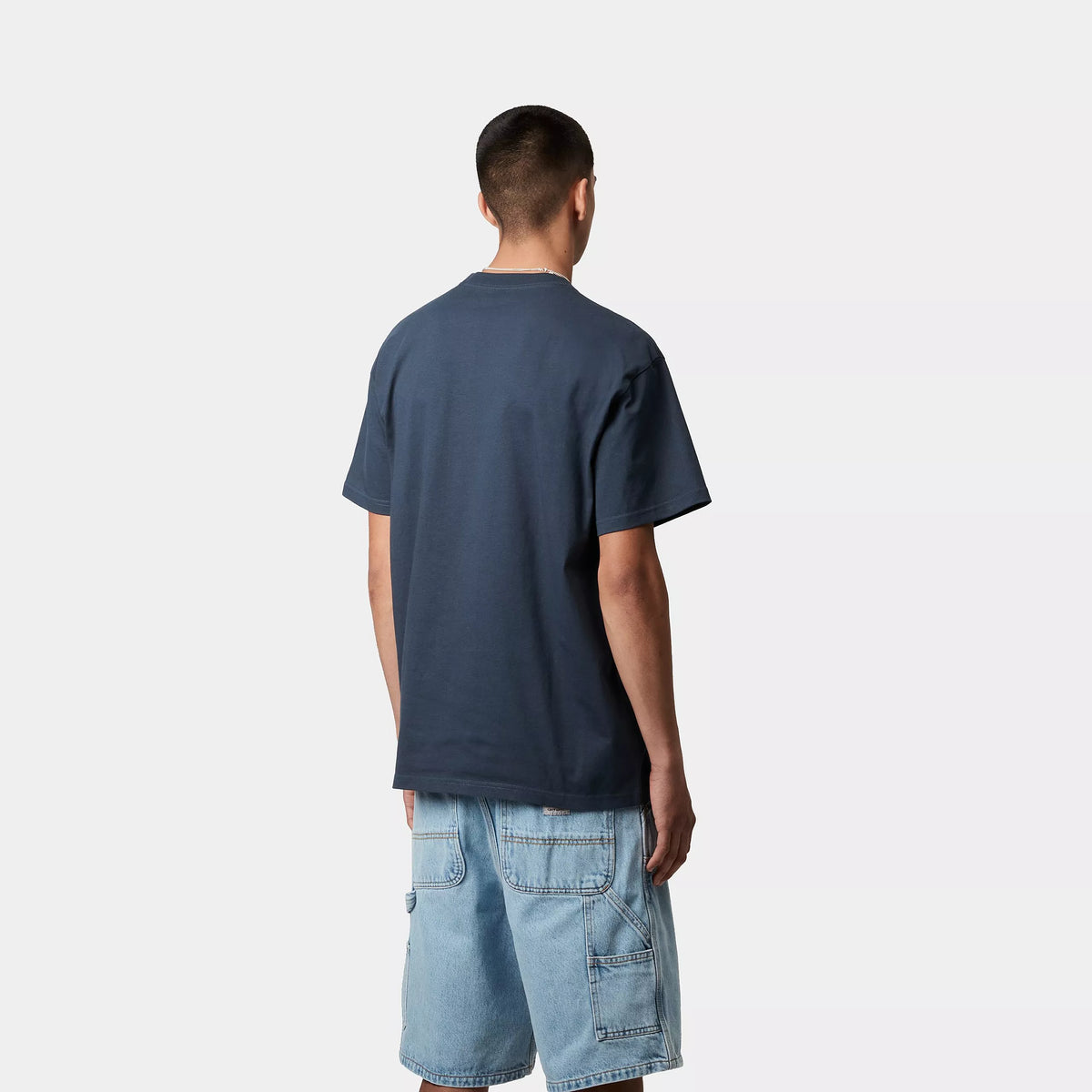 CARHARTT S/S CHASE T-SHIRT DUSKY BLUE/GOLD Carhartt
