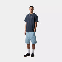 CARHARTT S/S CHASE T-SHIRT DUSKY BLUE/GOLD Carhartt