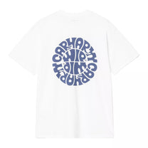 CARHARTT JAZZY T SHIRT WHITE/BLUE IRIS Carhartt