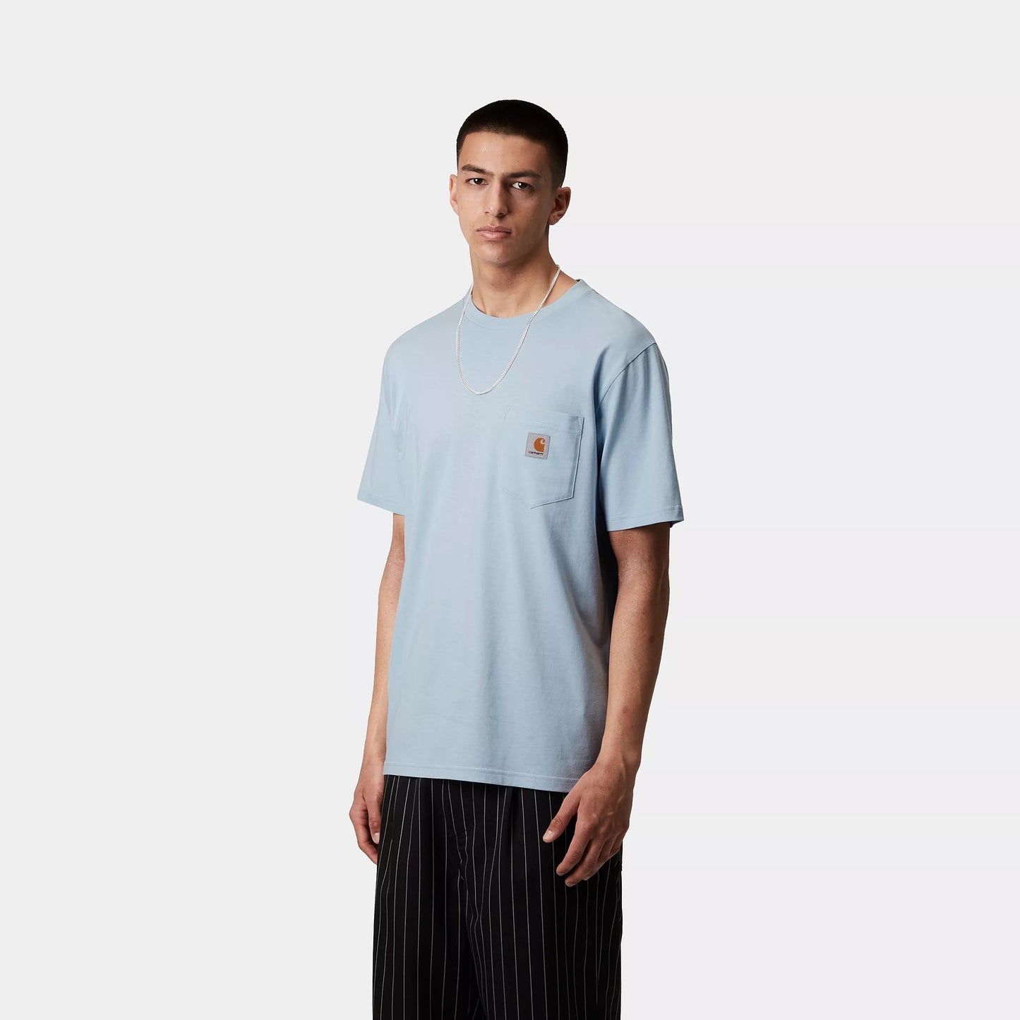 CARHARTT S/S POCKET T-SHIRT AIR SKY