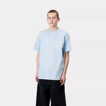 CARHARTT S/S ROTATION T-SHIRT AIR SKY/WHITE Carhartt