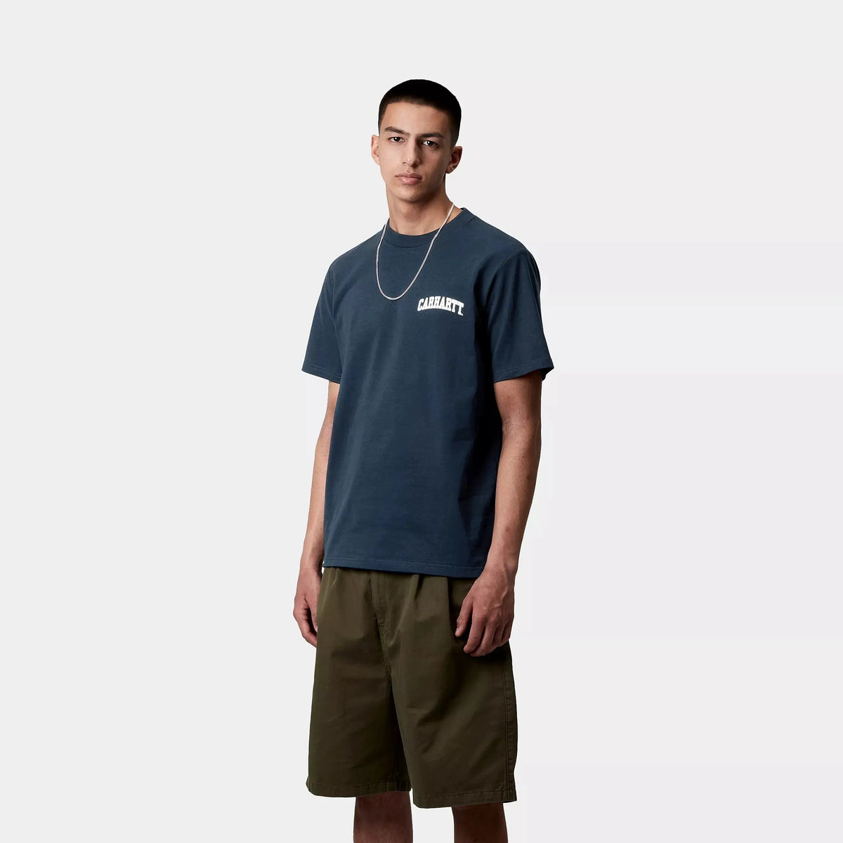 CARHARTT UNIVERSITY SCRIPT T-SHIRT INK/WHITE Carhartt